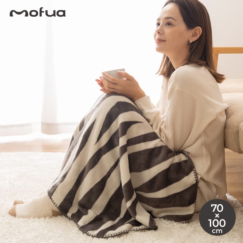 Amazon｜AQUA (アクア) mofua モフア ひざ掛け ブランケット ぶらん